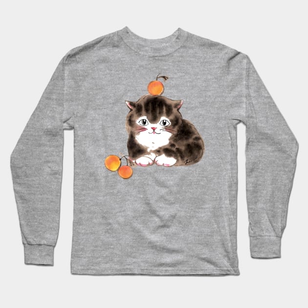 Fortune cat Long Sleeve T-Shirt by juliewu